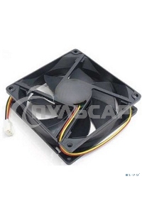 Вентилятор для корпуса Gembird D8015SM-3 черный, 80 мм, 2600 об/мин, 27 дБ, 3 pin