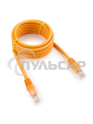 Патч-корд UTP Cablexpert кат.5e, 2м, литой, многожильный, оранжевый