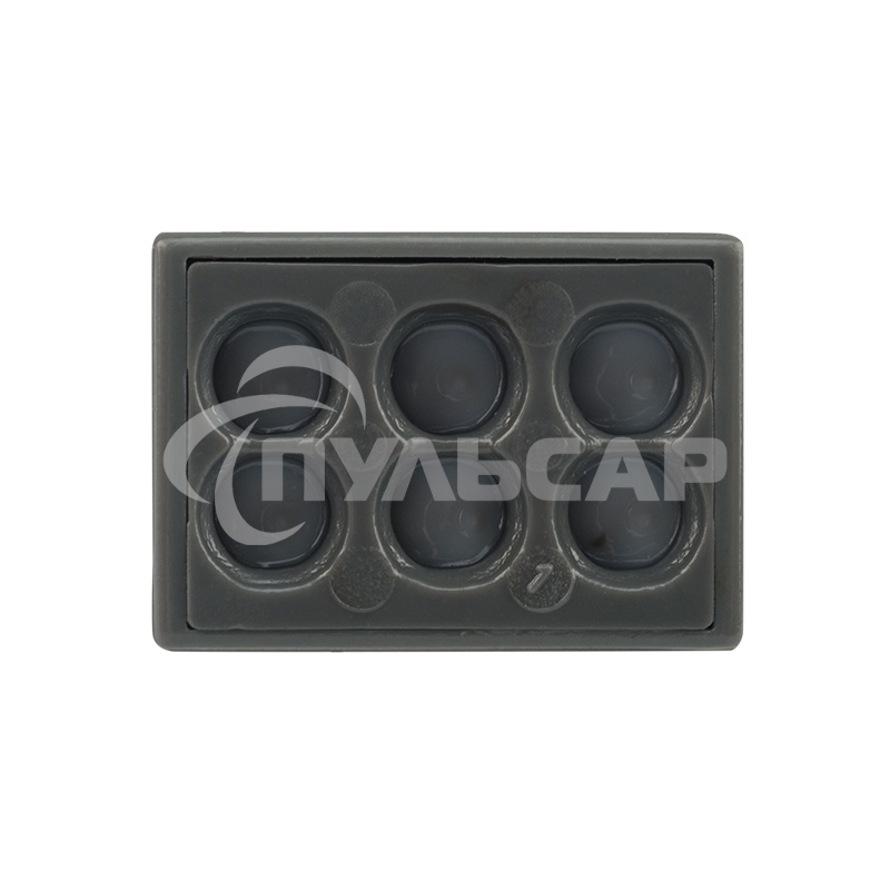 Экспресс-клемма с пастой, 6-проводная до 2,5 мм², серая (50 шт./уп.) (773-306) Rexant