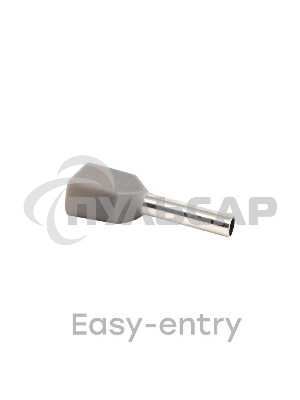 Наконечник штыревой втулочный изол. НШвИ(2) 0.75-8 (уп.50шт) EKF nhvi2-0.75-8