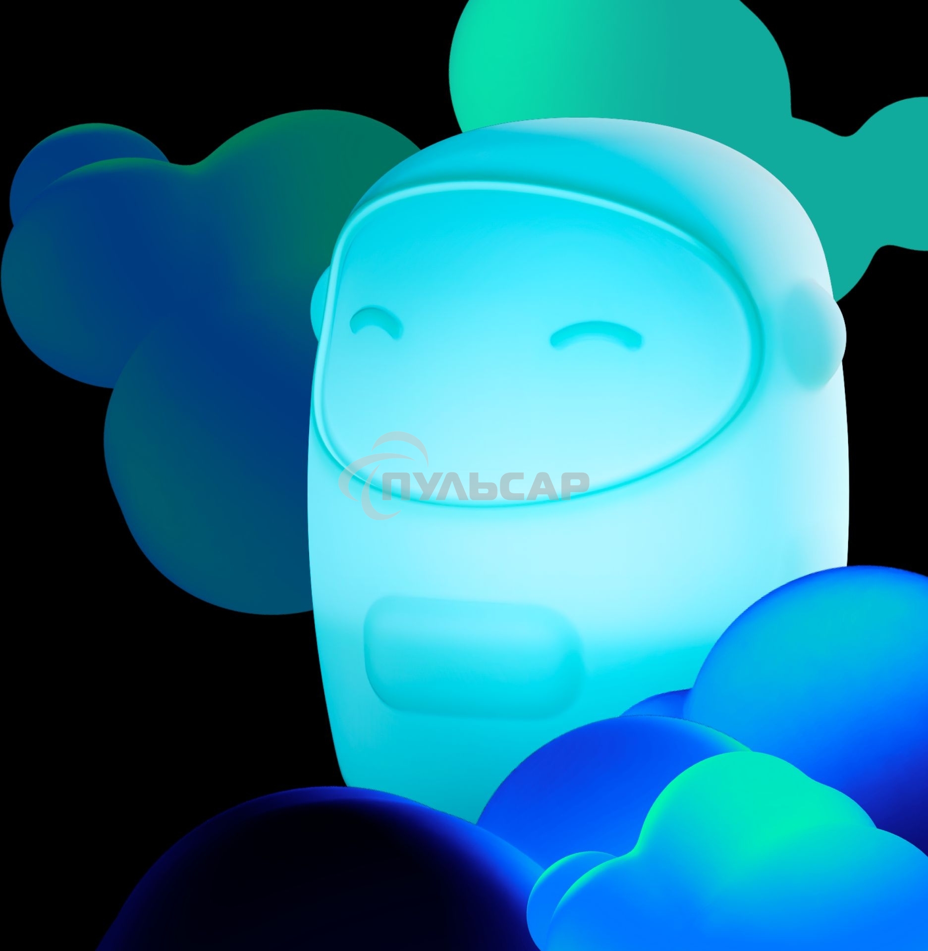 Умный детский ночник Космонавт, товарный знак SBER SBDV-00126