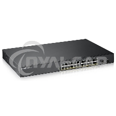 Коммутатор Smart L2 PoE+ Zyxel GS1900-24HPv2, rack 19