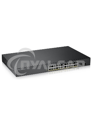 Коммутатор Smart L2 PoE+ Zyxel GS1900-24HPv2, rack 19