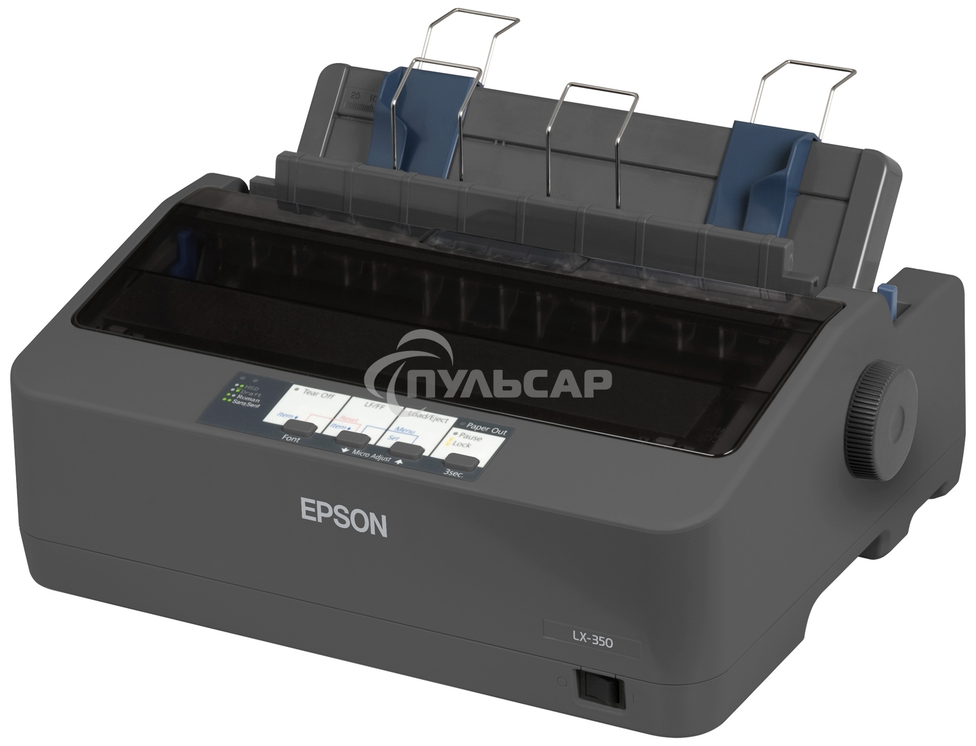 Принтер матричный Epson LX-350 (C11CC24031/C11CC24032), (А4, 357 cps (12 cpi), USB, LPT, COM)