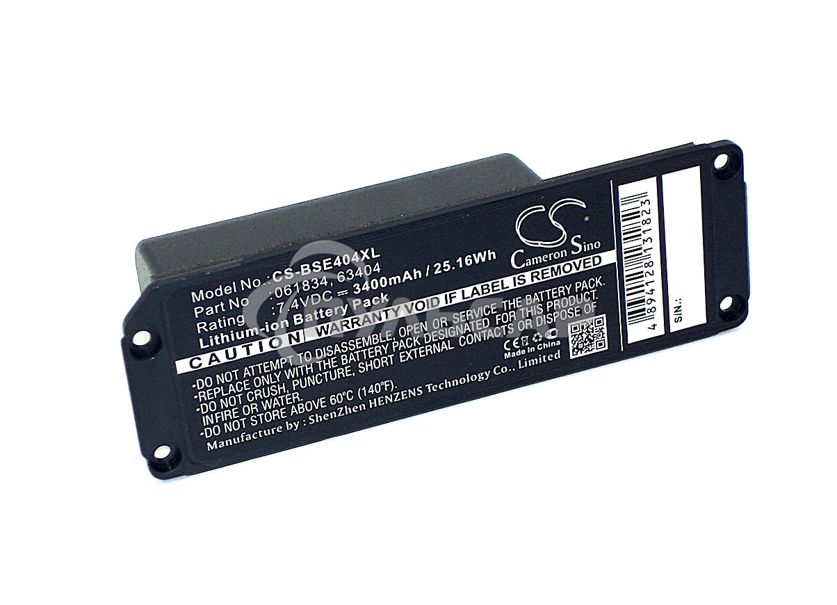 Аккумуляторная батарея CameronSino CS-BSE404XL для BOSE Soundlink Mini 7.4V 3400mAh 25.16Wh