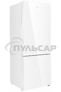 Холодильник Maunfeld MFF1857NFW белый мат. инвертер двухкамерный 336/117л морозилка снизу