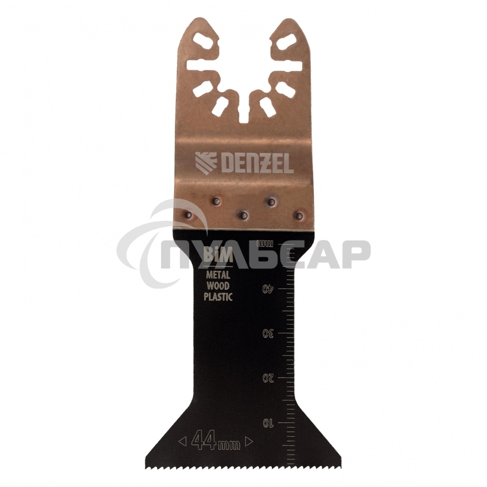 Насадка для МФИ режущая Т-образная, BiM, по металлу и дереву, 44 x 1,4 мм, мелкий зуб Denzel