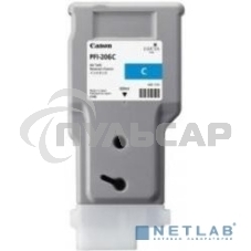 Картридж струйный Canon PFI-207 C голубой для для iPF680/685/780/785 300ml (8790B001)