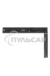 Угольник, 200 х 300 мм, алюминиевый, лазерная гравировка Denzel