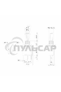 Тумблер 250V 3А (3c) ON-OFF-ON однополюсныйMicroRexant