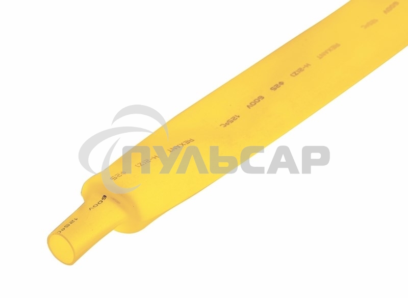 Трубка термоусадочная 25.0/12.5 1м жел. Rexant 22-5002