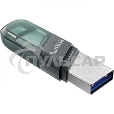 Флешка USB Sandisk 128 Gb iXpand Flip SDIX90N-128G-GN6NE USB3.1 зеленый/серебристый