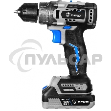Дрель-шуруповерт Deko Sharker 063-4037, Аккумуляторная, 20В, 1 АКБ