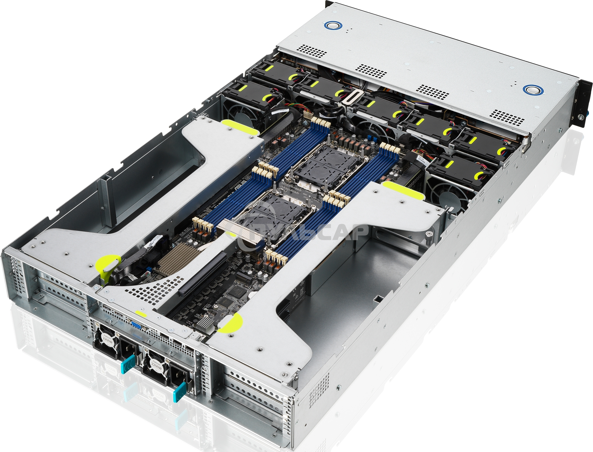 Серверная платформа Asus ESC4000-E10 up to 205W, 2x SFF8643 on the backplane, 2x 1600W PSU, (274285)