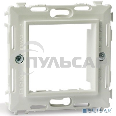 Суппорт 2мод. BRAVA бел. (для СП) ДКС 75020W