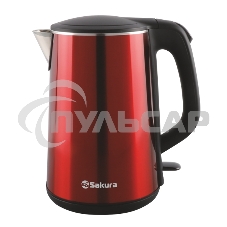 Чайник электрический Sakura SA-2156MR (1.8) красный металлик/черный Чайник электрический Sakura SA-2156MR (1.8) красный металлик/черный