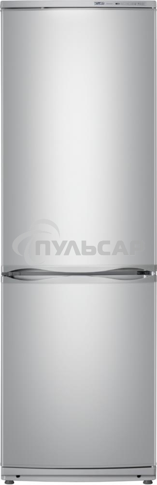 Холодильник Atlant ХМ-6021-080 серебристый двухкамерный 225/101л морозилка снизу