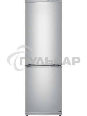 Холодильник Atlant ХМ-6021-080 серебристый двухкамерный 225/101л морозилка снизу