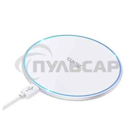 Беспроводная зарядка HOCO CW6 Pro Easy, 2A, белый