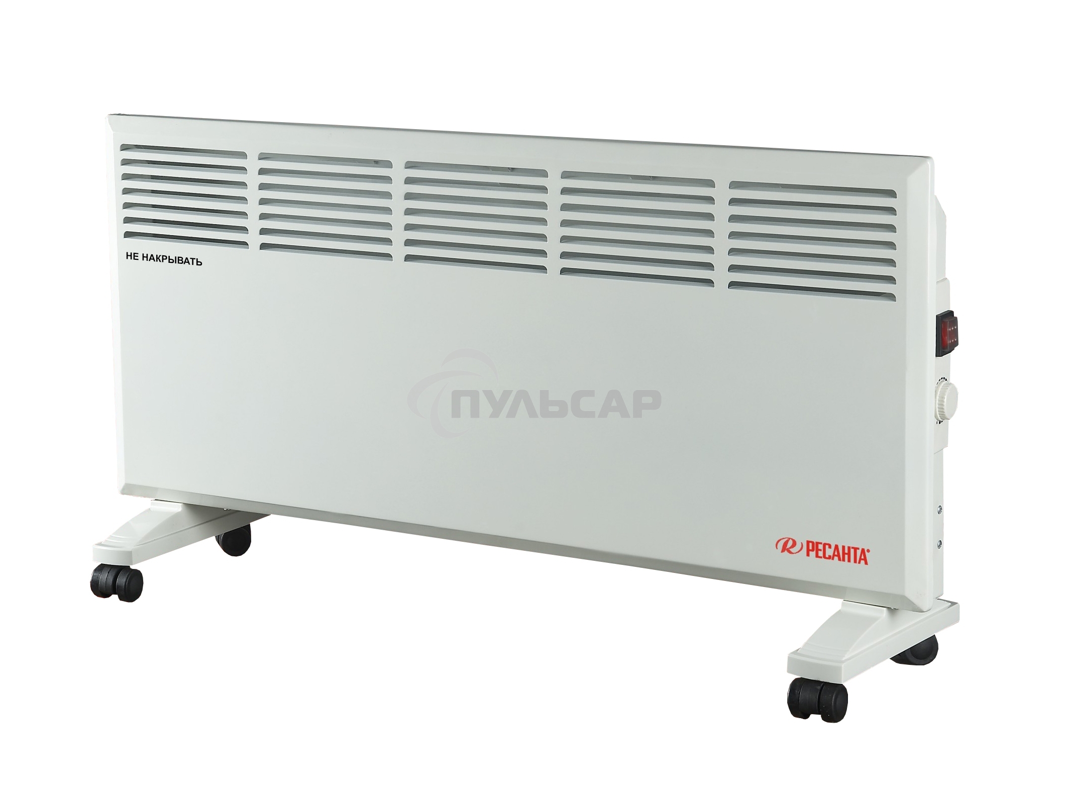 Конвектор Ресанта ОК-2500 белый, 2500 Вт, 30 м2, термостат