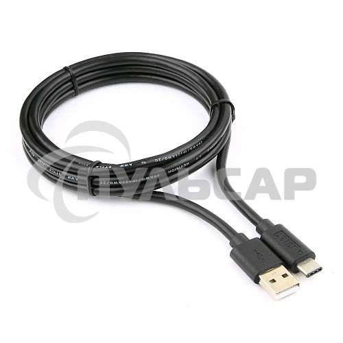 Кабель USB Cablexpert CCP-USB2-AMCM-6, USB2.0 AM/USB3.1 Type-C, 1.8м, пакет