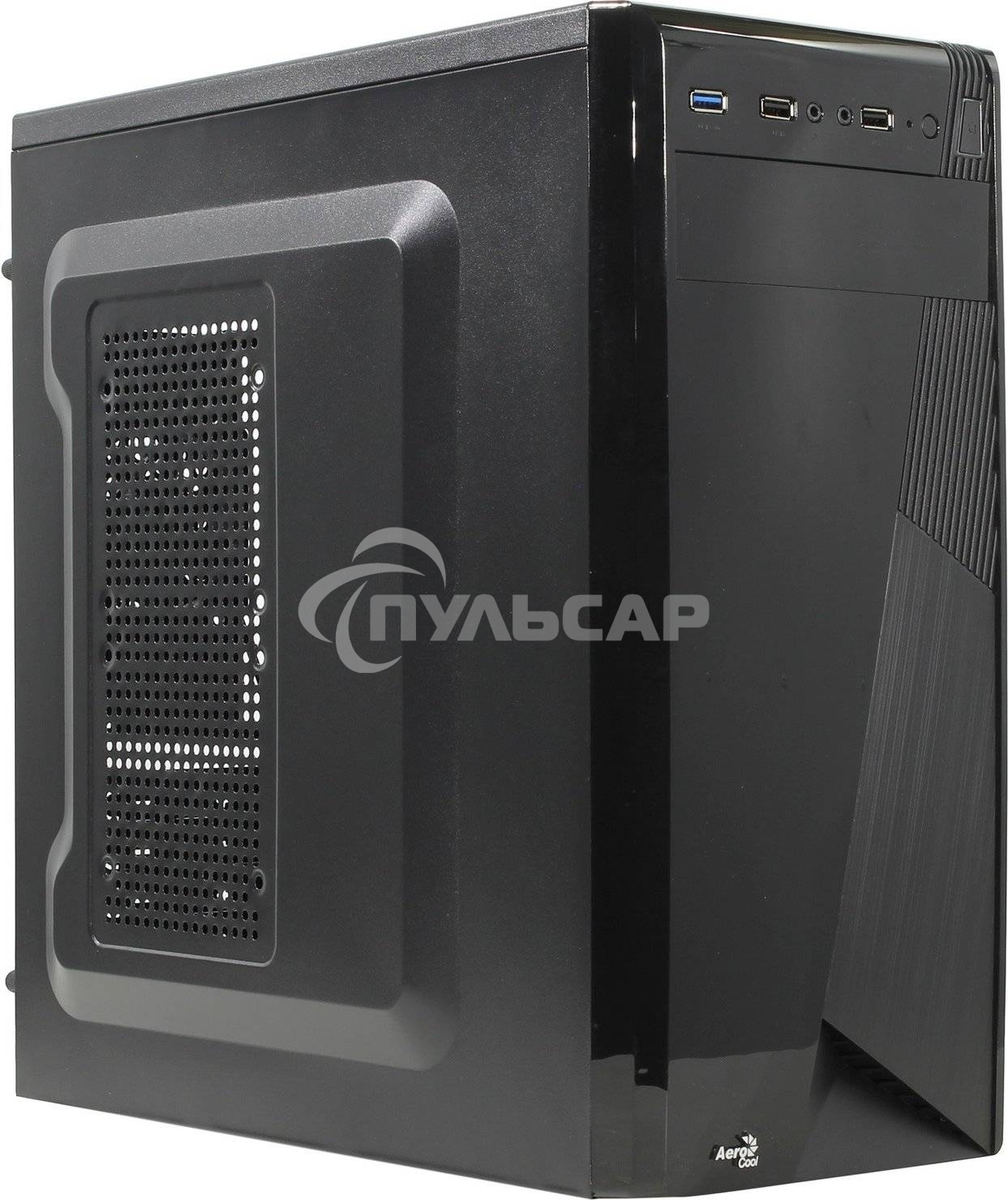Компьютерный корпус Aerocool / Formula CS-1101 черный без БП ATX 2x120мм 1x140мм 2xUSB 2.0 1xUSB 3.0 audio