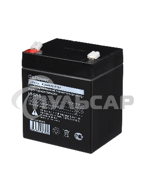 Аккумулятор свинцово-кислотный GoPower LA-1245 12V 4.5Ah (1/10)