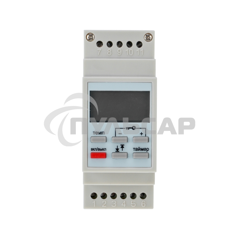 Терморегулятор цифровой (программируемый c диапазонами работы) RX-257 (на DIN-рейку) Rexant