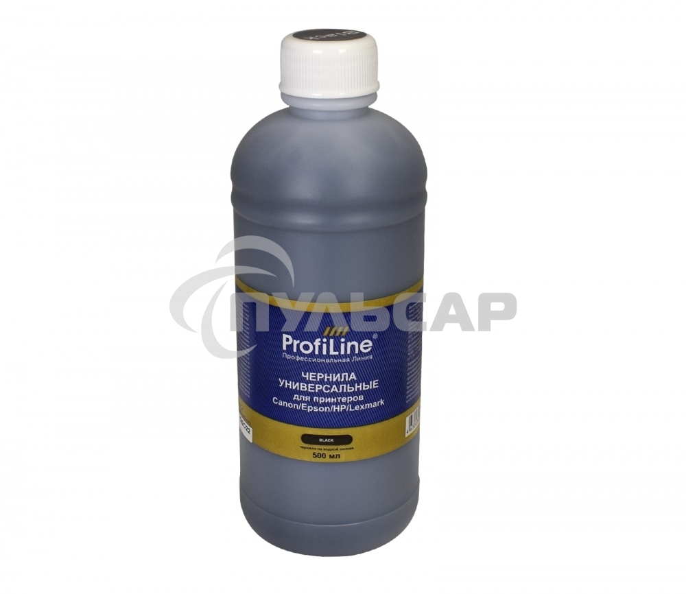 Чернила ProfiLine Premium для принтеров Canon/Epson/HP/Lexmark черный 500 мл водн