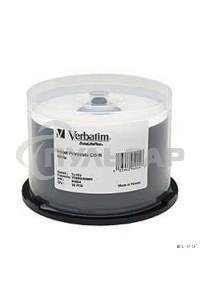 Диск CD-R Verbatim 700Mb 52x Cake Box (25шт) Printable (43439)