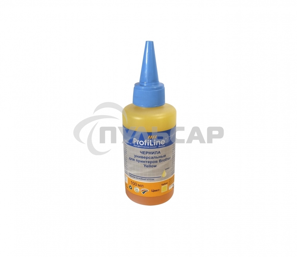 Чернила ProfiLine для принтеров Brother универсальные Yellow 100 мл водн
