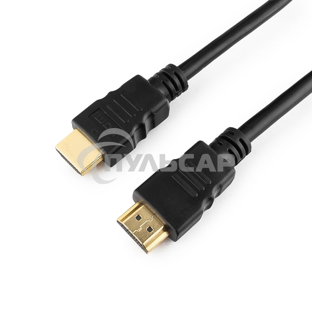Кабель Cablexpert HDMI CC-HDMI4-15, 19M/19M, v2.0, медь, позол.разъемы, экран, 4.5м, черный, пакет