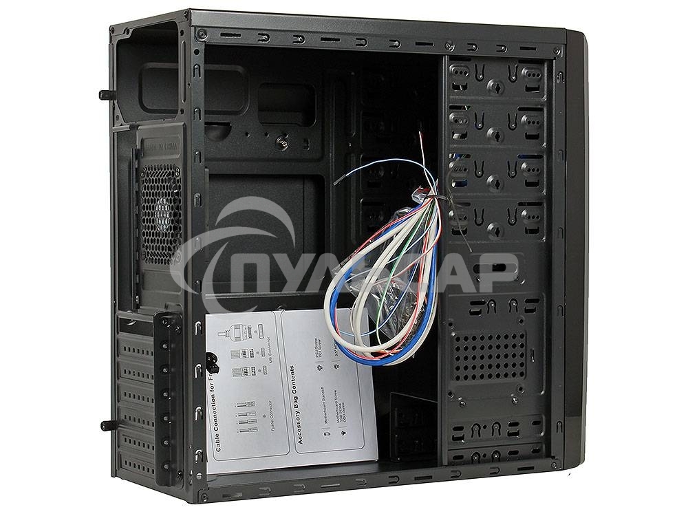 Компьютерный корпус Aerocool / Formula CS-1101 черный без БП ATX 2x120мм 1x140мм 2xUSB 2.0 1xUSB 3.0 audio