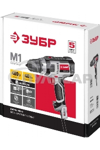 Дрель-шуруповерт ЗУБР ДШ-М1-400-2, Сетевая, 400Вт