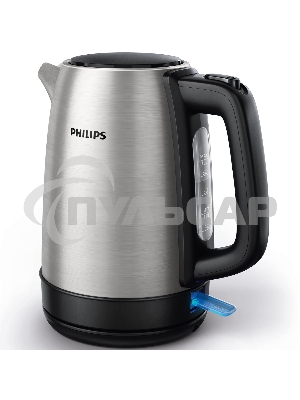 Чайник электрический Philips HD9350/90, 1,7 л, 2200 Вт, световой индикатор, функция автовыключения, индикатор уровня воды