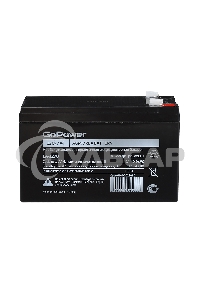 Аккумулятор свинцово-кислотный GoPower LA-1270 12V 7Ah клеммы T2/ F2 (1/5)