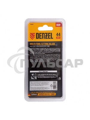 Насадка для МФИ режущая Т-образная, BiM, по металлу и дереву, 44 x 1,4 мм, мелкий зуб Denzel