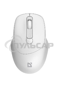 Мышь беспроводная Defender Feam MM-296 белый, 1600 dpi, радиоканал, USB, кнопки - 4