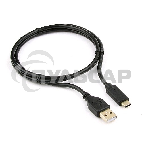 Кабель USB Cablexpert CCP-USB2-AMCM-1M, USB2.0 AM/ USB3.1 Type-C, 1м, пакет