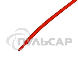 Трубка термоусадочная 10.0/5.0 1м красн. Rexant 21-0004