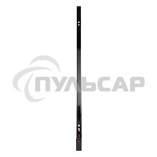 Шинопровод однофазный с кабельным вводом и заглушкой для трековых светильников Rexant 1 м черный