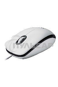 Мышь проводная Logitech M100 белый, 1000 dpi, USB, кнопки - 3