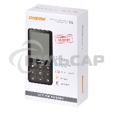 Плеер Hi-Fi Flash Digma Y4 BT 16Gb черный/2.4