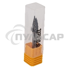 Борфреза по металлу твердосплавная, параболическая заостренная, тип-G, 8 мм Denzel