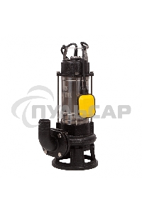 Фекальный насос Denzel FP1800-KS, 1800 Вт, напор 17 м, 26000 л/ч, нож-измельчитель 99806