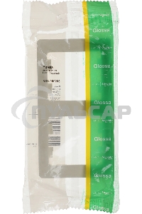 Рамка 2-м Glossa верт. беж. SchE GSL000206