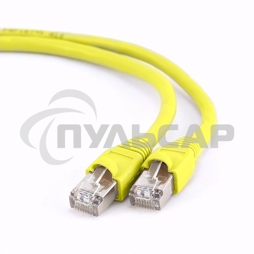 Патч-корд FTP Cablexpert кат.6, 5м, литой, многожильный (желтый)