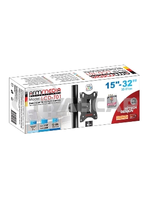 Кронштейн для мониторов Arm Media LCD-T01 черный 15