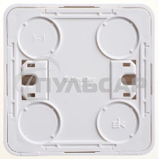 Выключатель кнопочный 1-кл. ОП Этюд 10А белый SchE KA10-001B