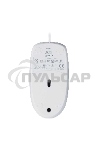 Мышь проводная Logitech M100 белый, 1000 dpi, USB, кнопки - 3